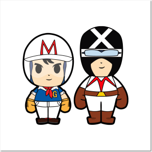 Speed Racer and Racer X Chibi Posters and Art